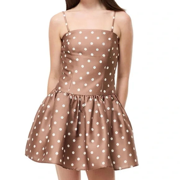 NWT - French Connection Polka Dot Dress - Super Cute! - Picture 1 of 9